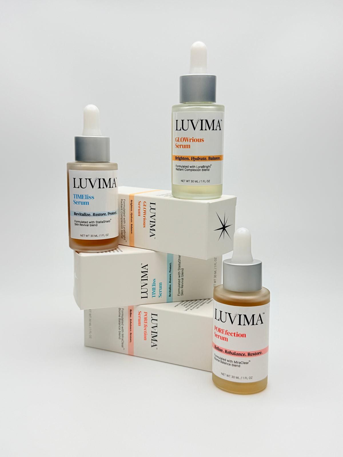 Bundle and Save on the Luvima Serum Trio!